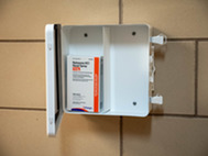 Overdose supply wall mounted cabinet.
