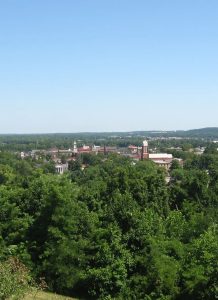 Chillicothe over trees.