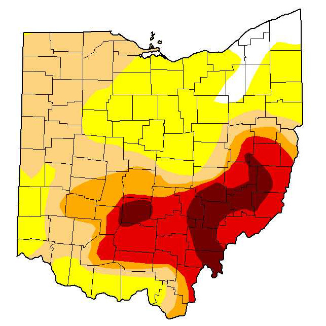 Drought map.