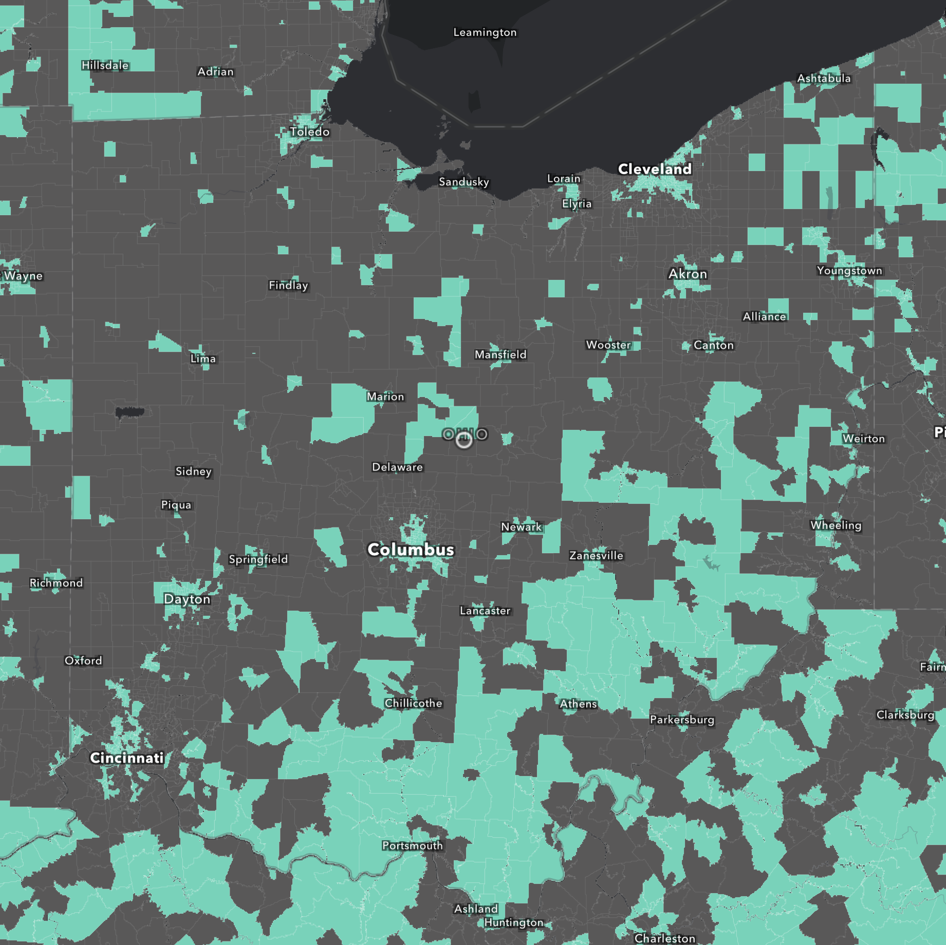 ohio federal maps.
